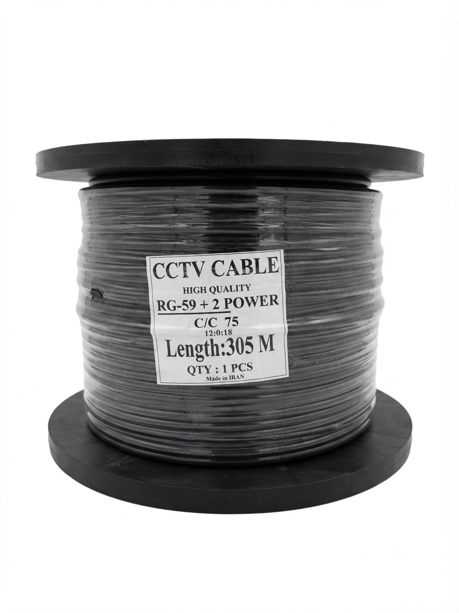 کابل ترکیبی RG59 (Coaxial)